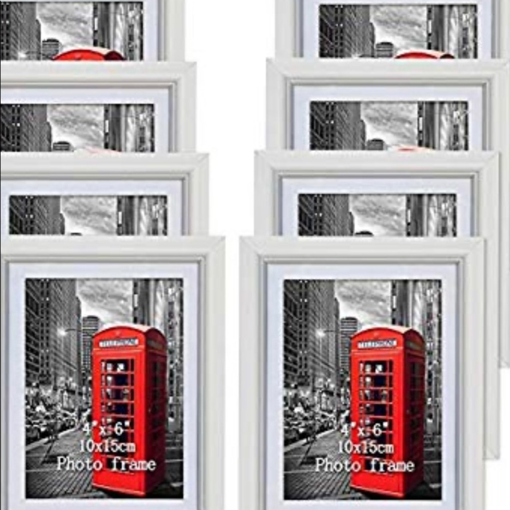4X6 Lot of 8 picture frames